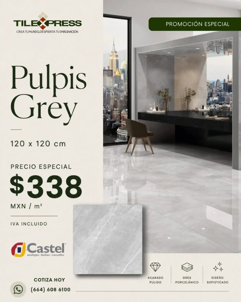 Promo Tile-Express, Castel Pulpis Grey