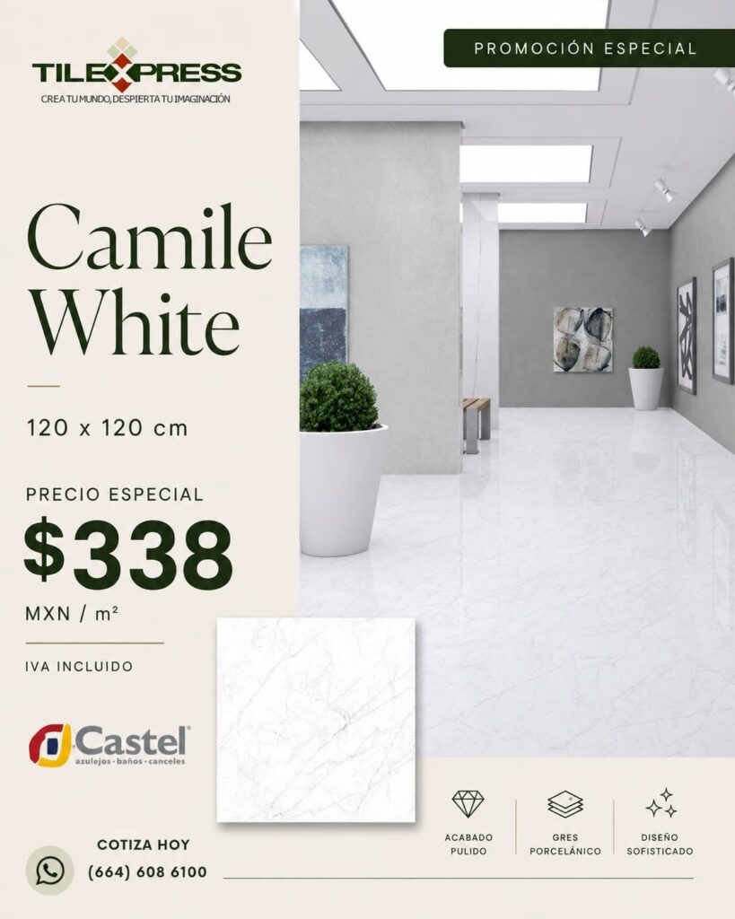 Promo Tile-Express, Castel Camile White