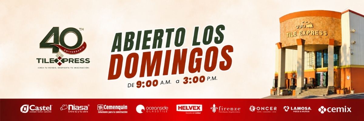 Tile-Express, Nuevo horario, abierto los domingos